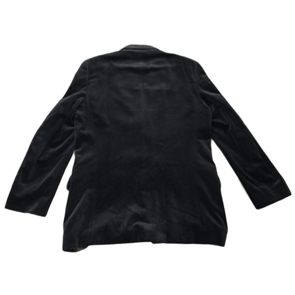 Stacy Adams Men's Cotton Velvety Soft Black 3 Button Blazer Sport Coat Sz 44R - Picture 3 of 10